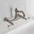Kingston Brass Vintage Double-Handle 2-Hole Wall-Mount Bridge Kitchen Faucet-93672686