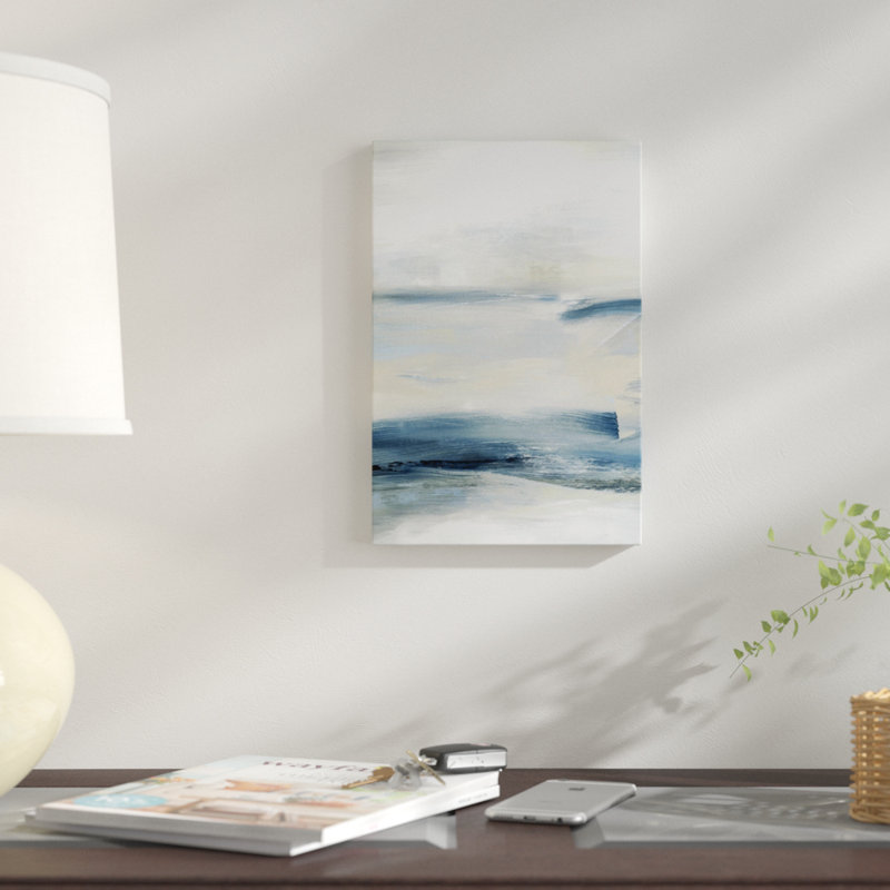 « dérivant des marées i », reproduction sur toile, H 18 po x l 12 po x P 1,5 po, Pas de tapis, Toile tendue
