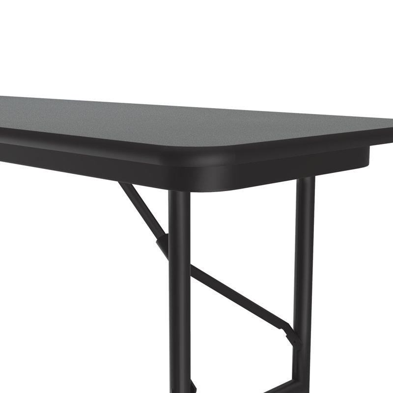 Table Pliante Rectangulaire, H 29 po x L 96 po x l 18 po, Érable fusion