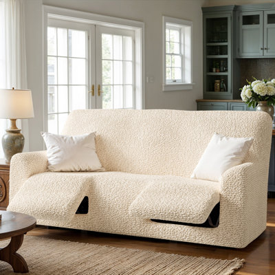 Stretchy Slipcover for Recliner Sofa - Easy to Clean & Durable - Comfort Collection