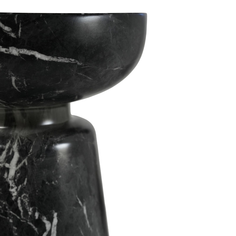 Table d'appoint pour l'extérieur Calice, Noir