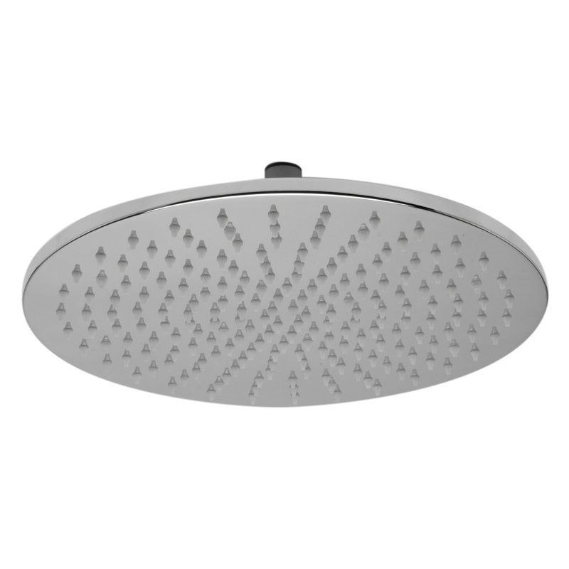 Rain Fixed Shower Head 1.8 GPM GPM with Temperature-based LED, Polished Chrome