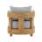Kempson Outdoor Armchair, Sunbrella Canvas FSC Teak-110441391
