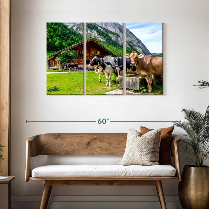 Brampt Karwendel Cows, 28" H x 45" W