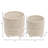 Decorative Ceramic Outdoor and Indoor Planter for Home Decor - Stylish Flower Pot for Living Room or Patio Spaces - Set of 2, 9", 8"