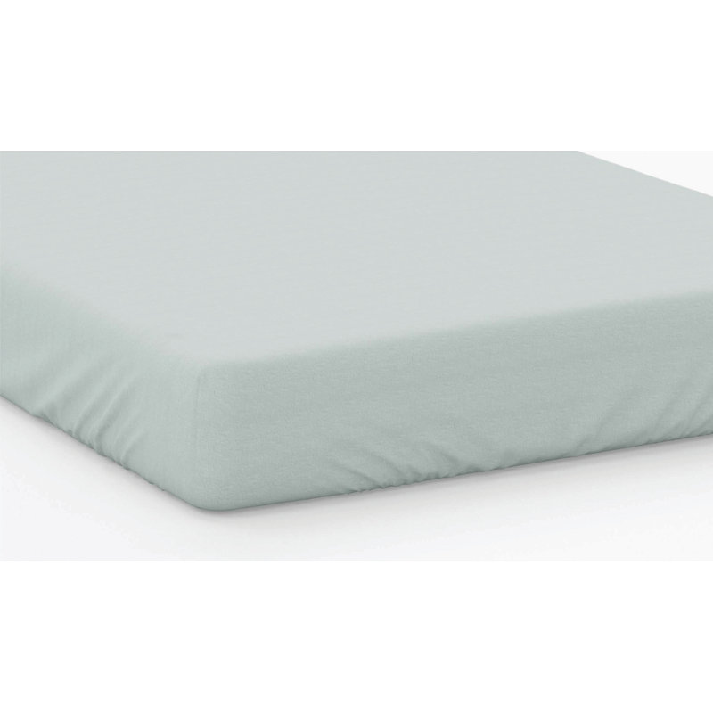 Plain Dye 200 TC Egyptian-Quality Cotton Egyptian Cotton Fitted Sheet, Thyme, Kingsize (5')
