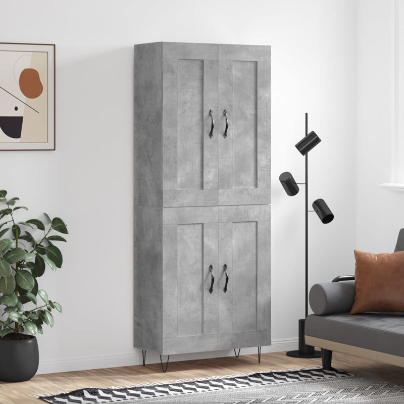 Burinskiy Sideboard, Concrete Grey