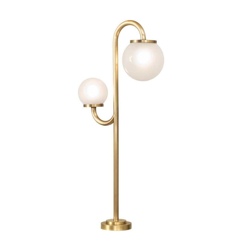 Lampe sur pied 2 lumières 40 "de haut Bola
