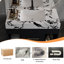 Meuble-lavabo flottant moderne avec comptoir en pierre frittée et comptoir en céramique-189752588-188767785