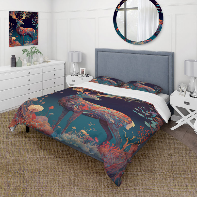 Ensemble de housse de couette en microfibre / polyester Majestic Buck In The Woods II