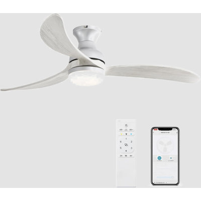 Ventilateur de plafond 52 po avec lumières DEL Dantel