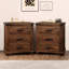 Table de chevet rustique en bois récupéré Cyrielle
