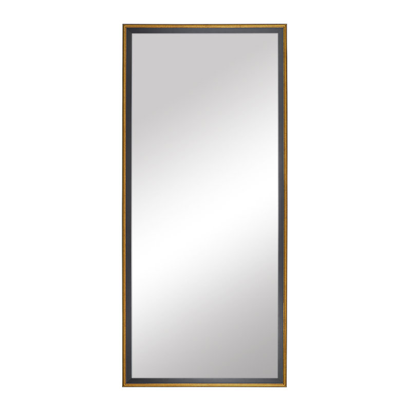 Kennebec Collection, Full Length Mirror, in a, Ideal Dressing Room Mirror, True Reflections Glass, Wood Frame,  Lean Against Wall or Wall-Mounted, 