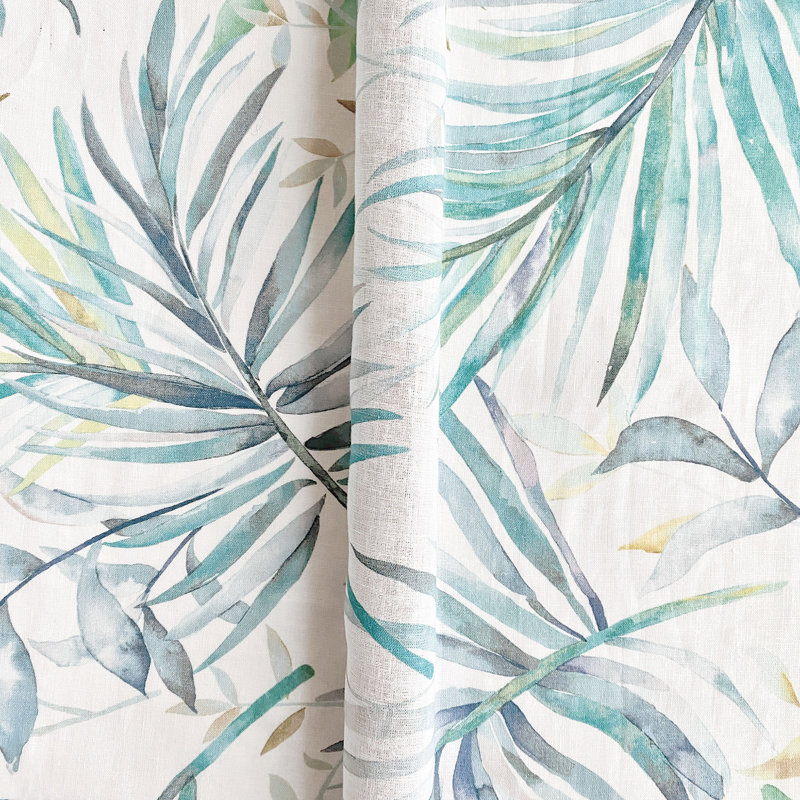 Tissu turquoise Laguna Iza