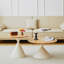 TABLE RONDE BLANC + BOIS