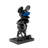 Hand-Painted Decorative Object, Black & Blue, 7.1 x 12.6 x 4.7 Inches | 100% Polyester, Lightweight 2.3 lbs | Unique Home Accent, Perfect for Living Room & Office Decor, Color Variations May Occur-435084332