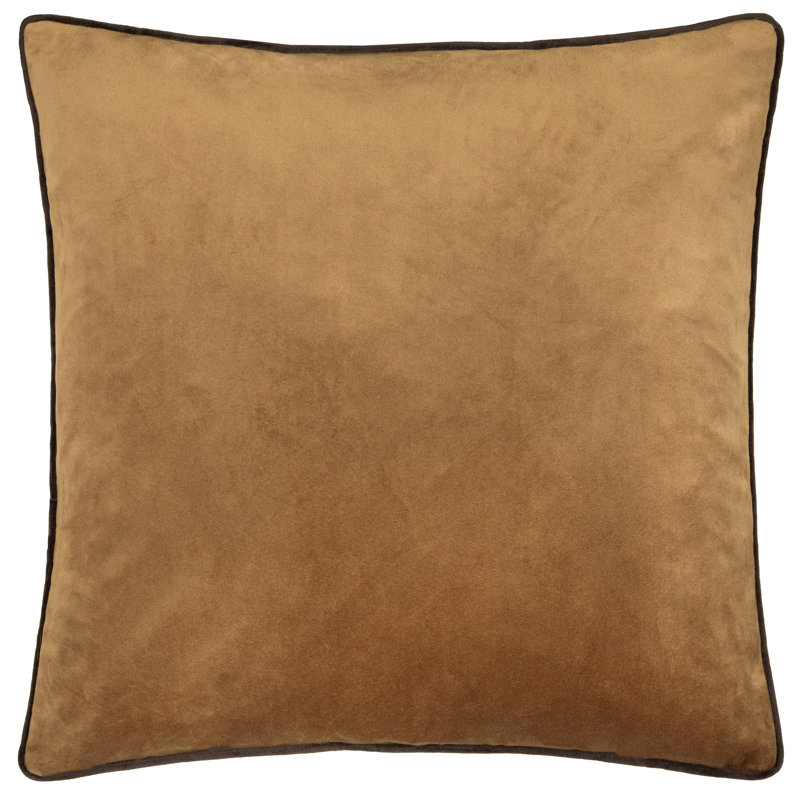 Meridian Square Cushion, Brown Plain