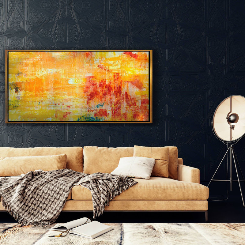 Venus by John Beard - Artist Enhanced Canvas Print, Black Framed Canvas, 21.5" H x 41.5" W x 1.75" D
