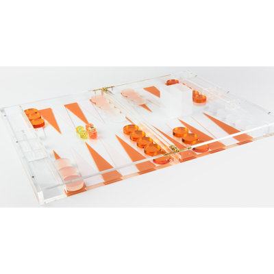 Lucite Backgammon
