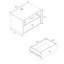 Ailee-May 1 - Table de chevet blanche à tiroir-994973079-943631359