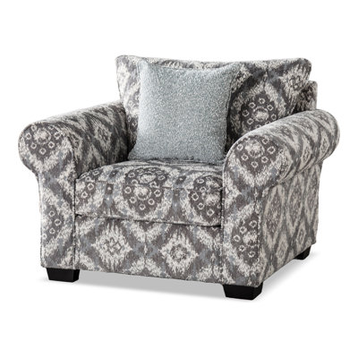 Dunster Pattern Accent Chair