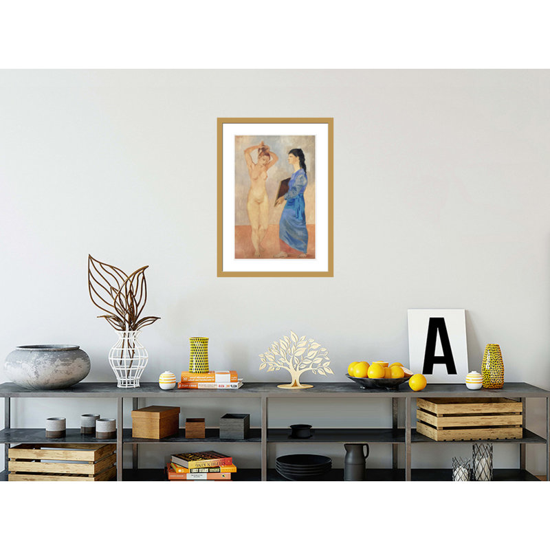 «La Toilette» par Pablo Picasso, impression giclée sur cadre, H 29,5 po x l 21,49 po