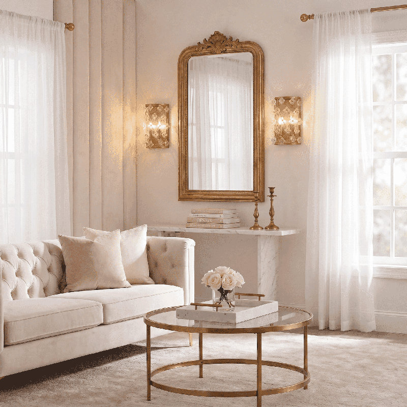 Bailey 2-Light Wall Sconce in Warm Brass