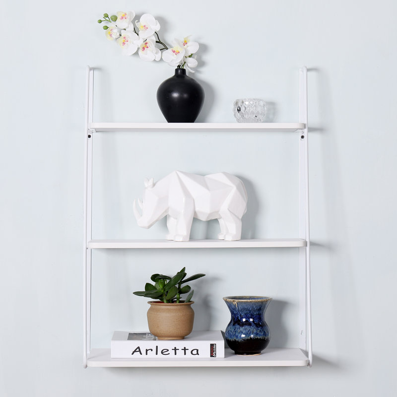 Ranjeet 3 Piece Tiered Shelf, White