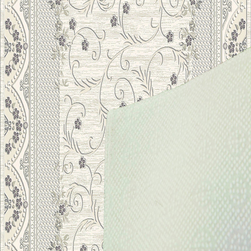 Stylish Woven Carpet, 5.2 x 7.5 Feet | 100% Polyester, 0.3 in Pile Height, Antibacterial, Non-Slip PVC Dot Underside | Machine Washable, 3D Digital Print | Perfect for Living Room, Bedroom & Home Décor