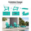 Chaises berçantes pliables en PEHD Adirondack avec repose-pieds rétractable-1499233210