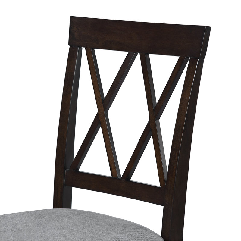 Ensemble de table de salle à manger pliable pour les petits espaces, Espresso