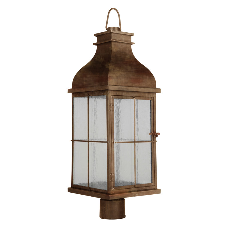 Rossville Seeded Lantern Head, Weathered Copper