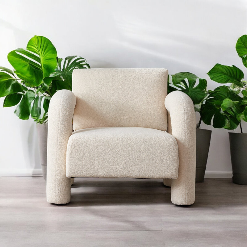 Fauteuil rembourré Mid-Century