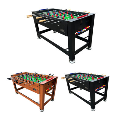KICK Dyad 55" 2-in-1 Swivel Multi Game Table-Billiards & Foosball - Home & Game Room Entertainment