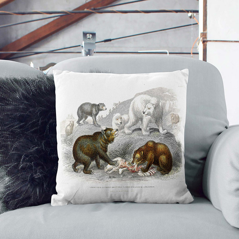 Square Cushion, 55cm H x 55cm W x 20cm D, White