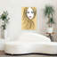 Captivating Blonde Beauty Contemporary Elegant Minimalist Portrait Wall Art Print 1 Piece Wrapped Canvas Wall Art-991834933