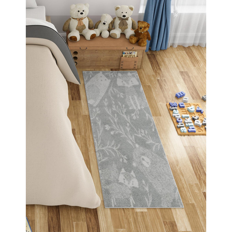 Whimsy Machine Woven Polypropylene Plastic Rug, Runner 2'2" x 6'1"