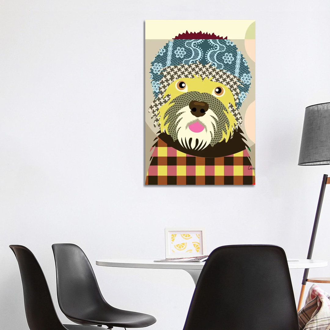 Dandie Dinmont Terrier by Lanre Studio - Wrapped Canvas Print