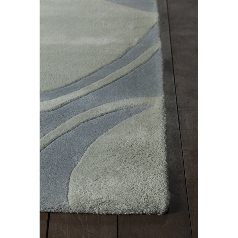Inhabit Designer Light Blue Area Rug, 7'9" x 10'6"