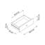 Avereigh 53.6cm W Steel Bedside Table-140910477