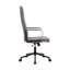 Linen Office Chair with Headrest-290489041