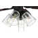 Pro Plus 104 Clear 4 Light Kit 52'' Ceiling Fan with Light Kit