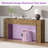 55.12'' Console Table With Drawers And LED Light-663281786
