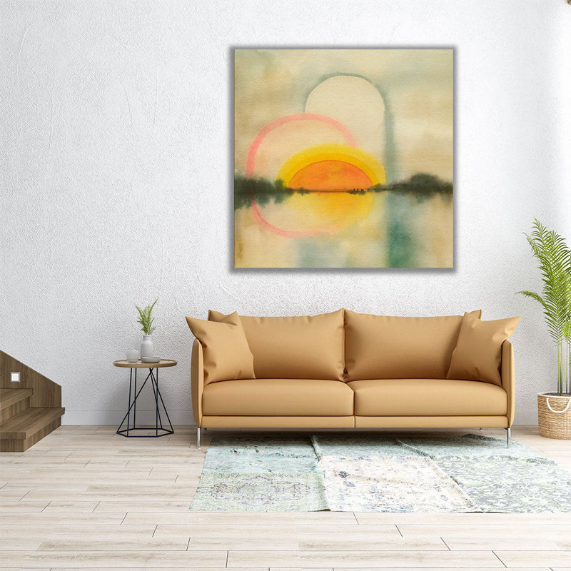 Sorbet Sunset I - reproduction d'art sur toile, H 16 po x l 16 po