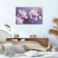 Tableau sur toile représentant des fleurs de magnolia lavande et rose en fleurs sur des branches-56833627