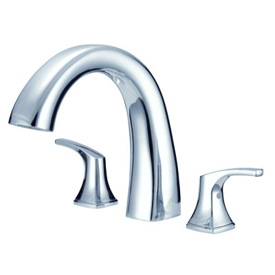Gerber Vaughn Double Handle Deck Mounted Roman Tub Faucet Trim In Chrome