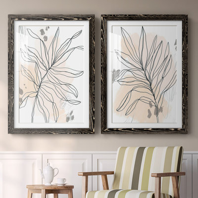Palm I, livre de croquis I-Premium, reproduction encadrée - prêt à être accroché