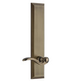Grandeur Fifth Avenue Tall Plate Privacy with Bellagio Lever