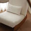 Comfortable corduroy rocking chair