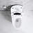 Smart Toilet With Heated Bidet Seat, Auto Flush, Warm Water, Foot Sensor - Bathroom Luxury Feature Air, Side Button
